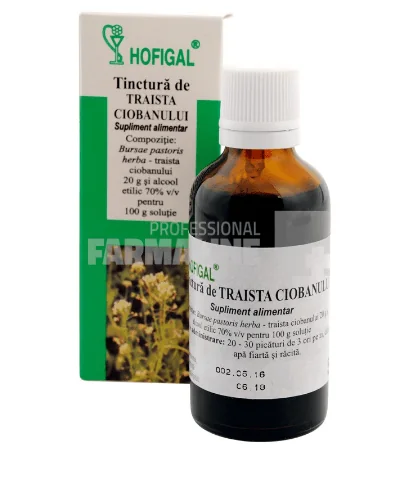 Tinctura de Traista ciobanului 50 ml