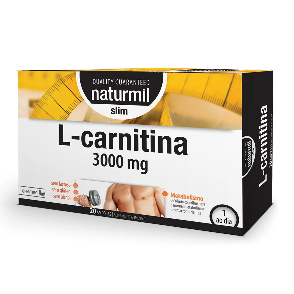 L - Carnitina Slim 3000 mg, 20 fiole buvabile  x15 ml