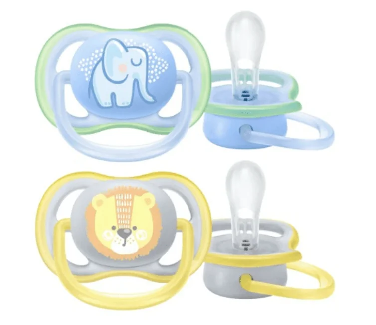 Avent SCF085/01 Suzete Ultra Air 0-6 luni baieti 2 bucati