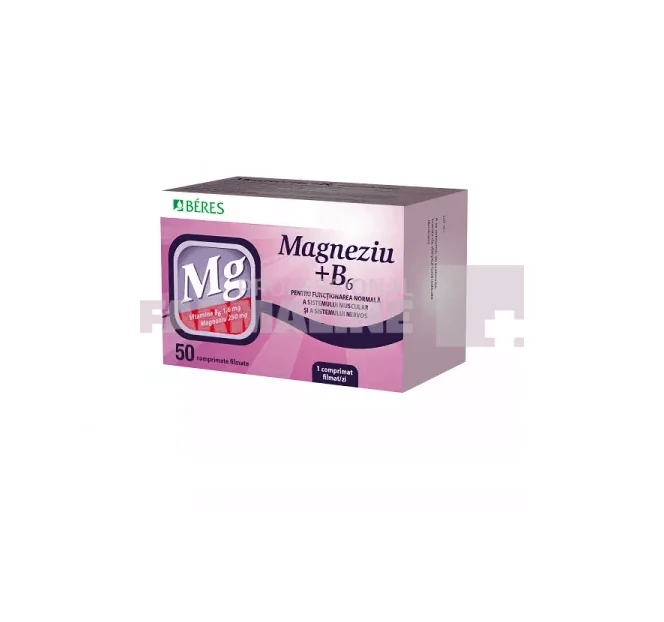 Beres Magneziu + B6 50 comprimate