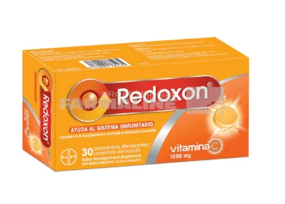 Redoxon Vitamina C 1000 mg cu aroma de portocale 30 comprimate efervescente