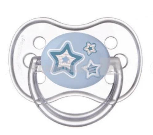 Canpol 22/582 Suzeta silicon simetrica blue 18+ luni