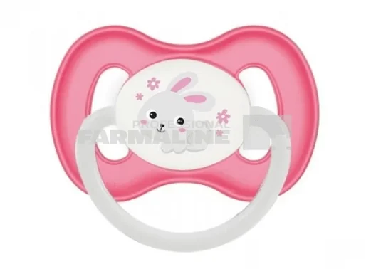 Canpol 23/270 Suzeta silicon simetrica roz 18+ luni