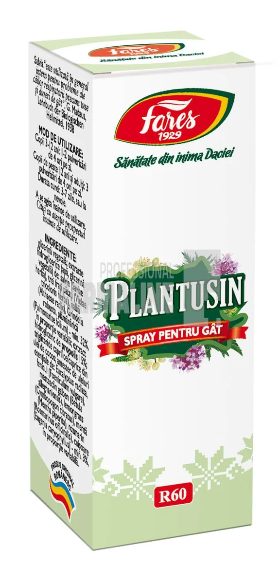 Plantusin spray pentru gat R60 20 ml