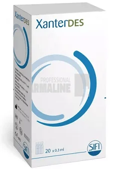 Xanterdes solutie oftalmica 20 flacoane monodoza x 0.3 ml