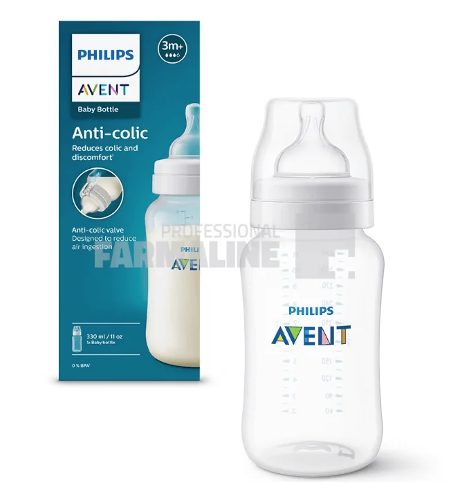 Avent SCY106/01 Biberon anticolici 6+ luni 330 ml