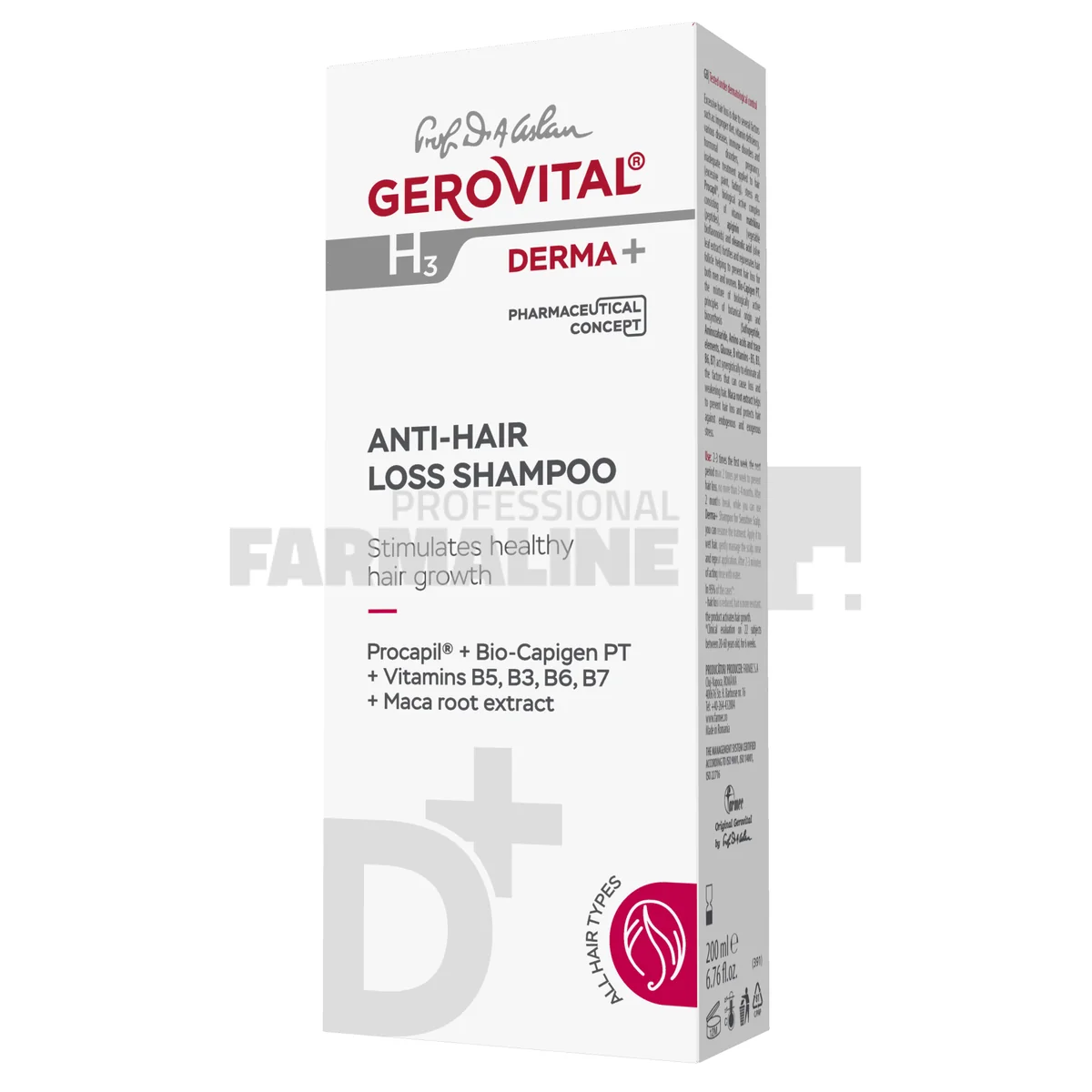 Gerovital H3 Derma+  Sampon anticadere 200 ml
