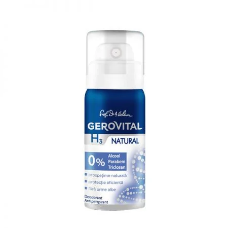 Gerovital H3 Natural Deodorant spray 40 ml