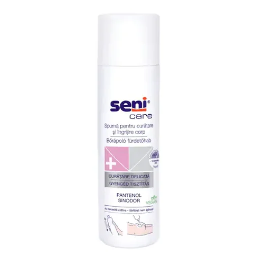 Seni Care Spuma pentru curatarea si ingrijirea corpului 500 ml