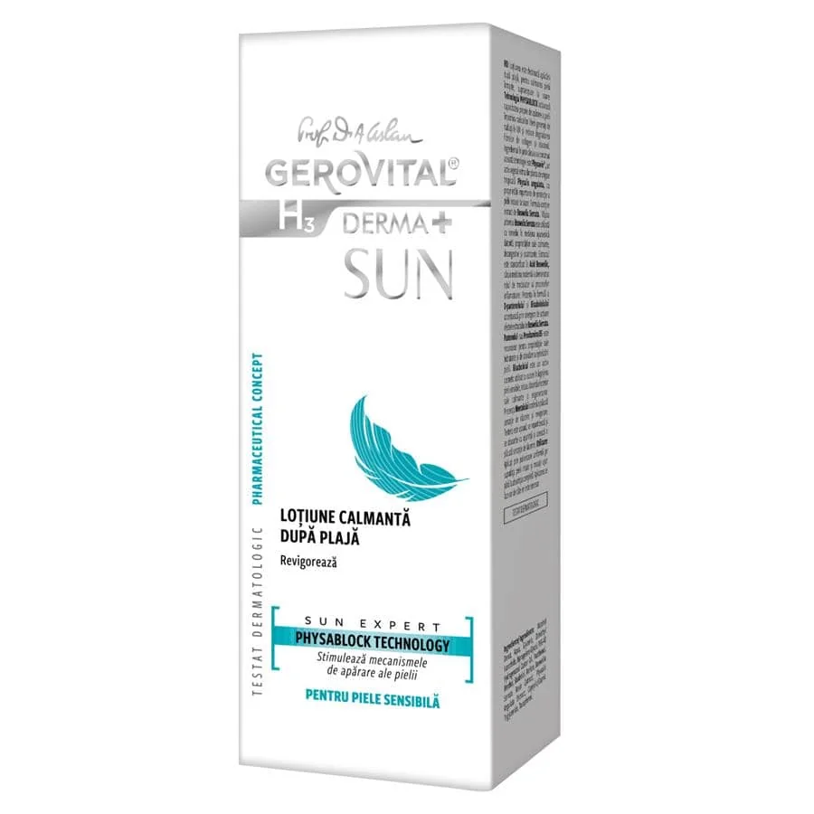 Gerovital H3 Derma Sun Lotiune calmanta dupa plaja 150 ml