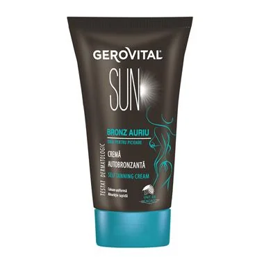 Gerovital Sun Crema autobronzanta bronz auriu 150 ml