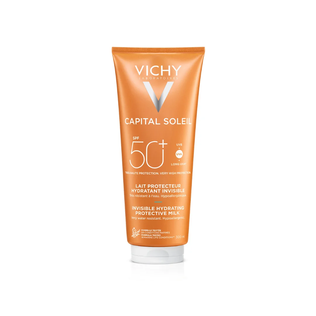 Vichy Capital Soleil Lapte de corp protectie solara pentru fata si corp SPF50 300 ml