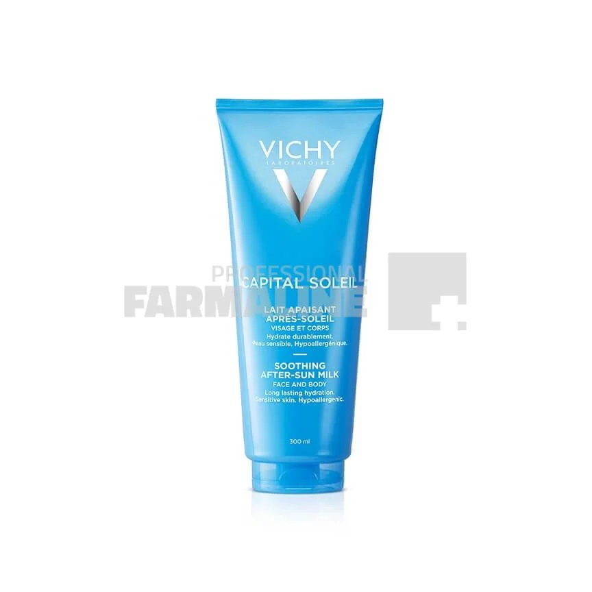 Vichy Capital Soleil Lapte - Gel de corp calmant dupa plaja 300 ml