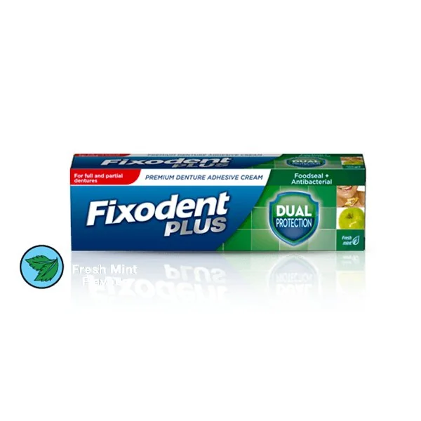 Fixodent Plus Dual Protection Fresh Mint Crema adeziva 40 g