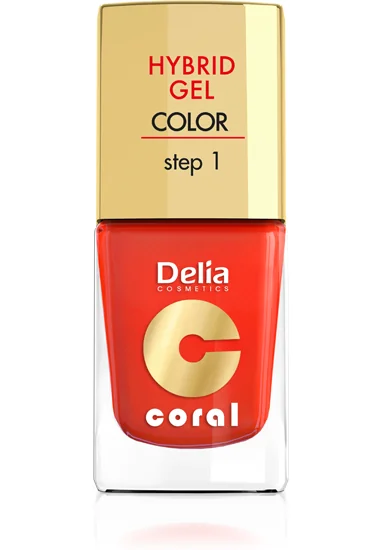 Delia Coral Hybrid Gel Color step 1 Lac unghii 14