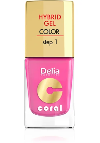 Delia Coral Hybrid Gel Color step 1 Lac unghii 22