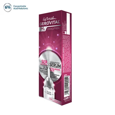Gerovital H3 Evolution Ser cu Acid Hialuronic concentratie 6% 10 ml