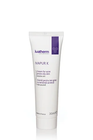 Ivapur K Crema pentru ten gras cu tendinta acneica 30 ml