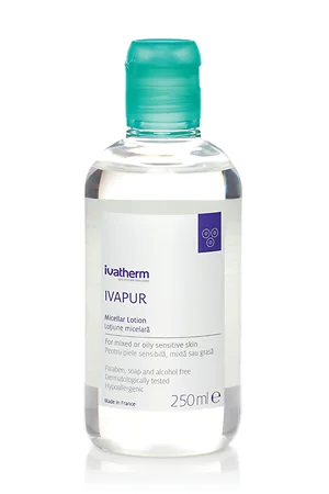 Ivapur Lotiune micelara pentru piele sensibila mixta grasa 250 ml