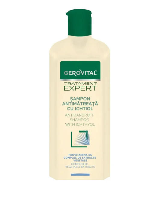 Gerovital Tratament Expert Sampon antimatreata cu Ichtiol 250 ml