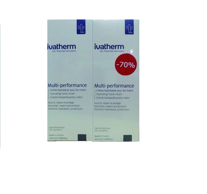 Ivatherm Multi-Performance Crema hidratanta pentru ingrijirea mainilor 1+1 -70% 50 ml