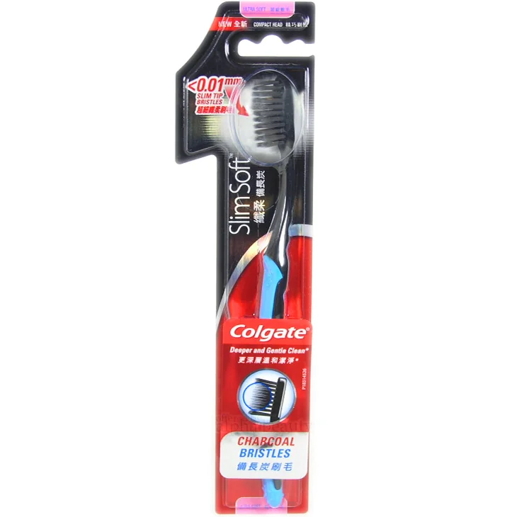 Colgate Silm Soft Clean Charcoal Periuta de dinti  0,01 mm