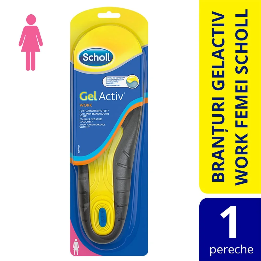 Scholl Gel Activ Work Insoles Branturi pentru femei