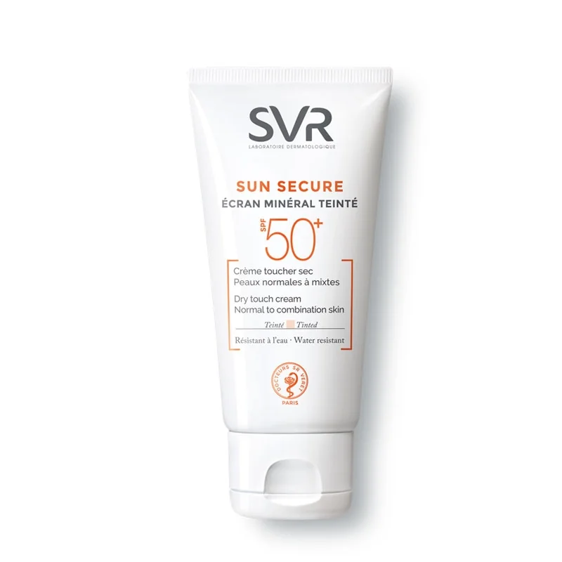 SVR Sun Secure Ecran Mineral Teinte Crema pentru ten normal mixt SPF50 50 ml