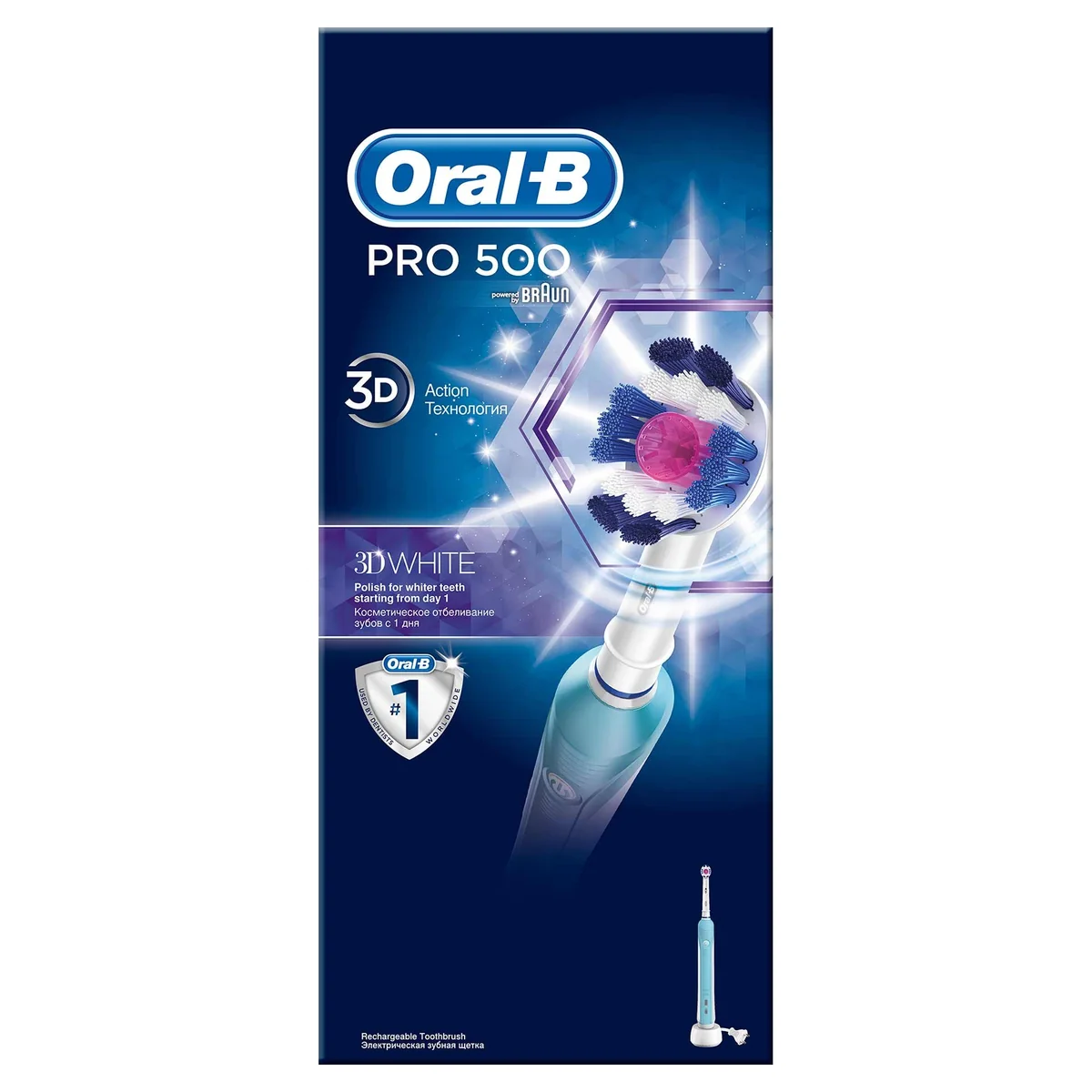 Oral B Pro 500 3D White Periuta de dinti electrica