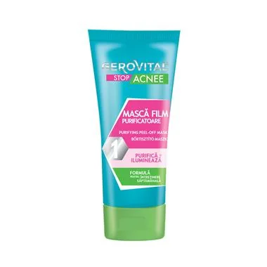 Gerovital Stop Acnee Masca film purificatoare 100 ml