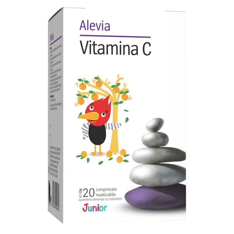 Alevia Vitamina C Junior 20 comprimate masticabile