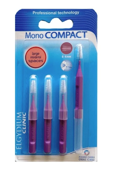 Elgydium Clinic Periute interdentare Monocompact Purple 4 bucati