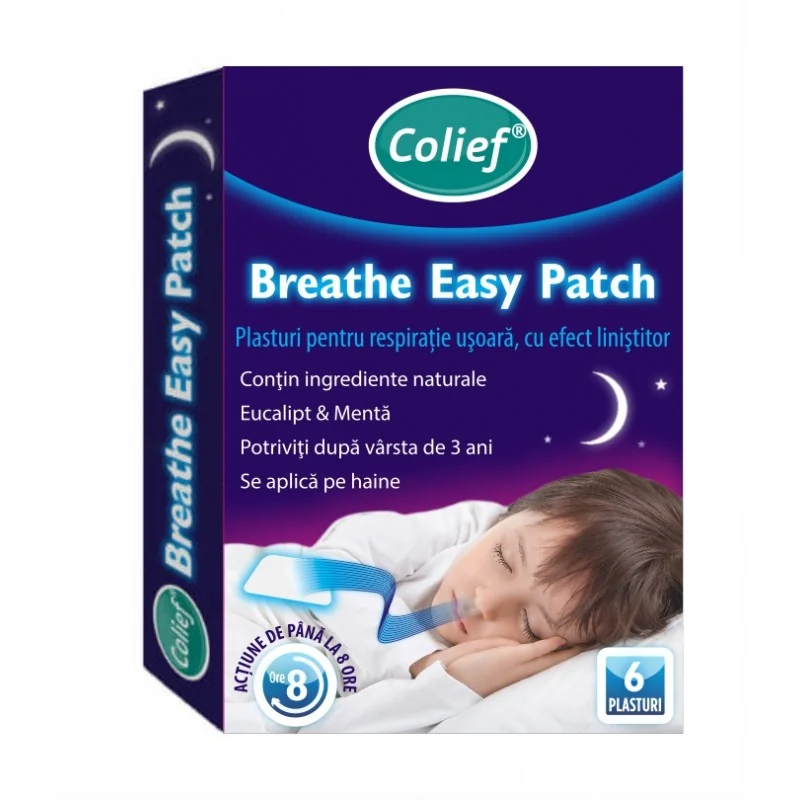 Colief Respiratie usoara plasturi 6 bucati