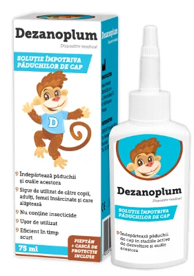 Dezanoplum Solutie impotriva paduchilor 75 ml