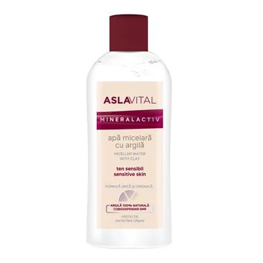 Aslavital Mineralactiv ApÄƒ micelarÄƒ cu argilÄƒ 150 ml