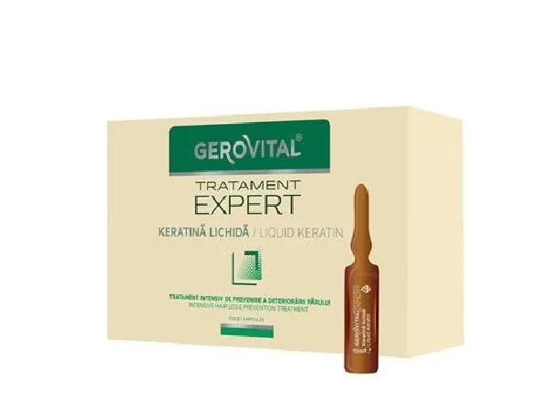 Gerovital Tratament Expert KeratinÄƒ lichidÄƒ fiole 10 ml 10 fiole