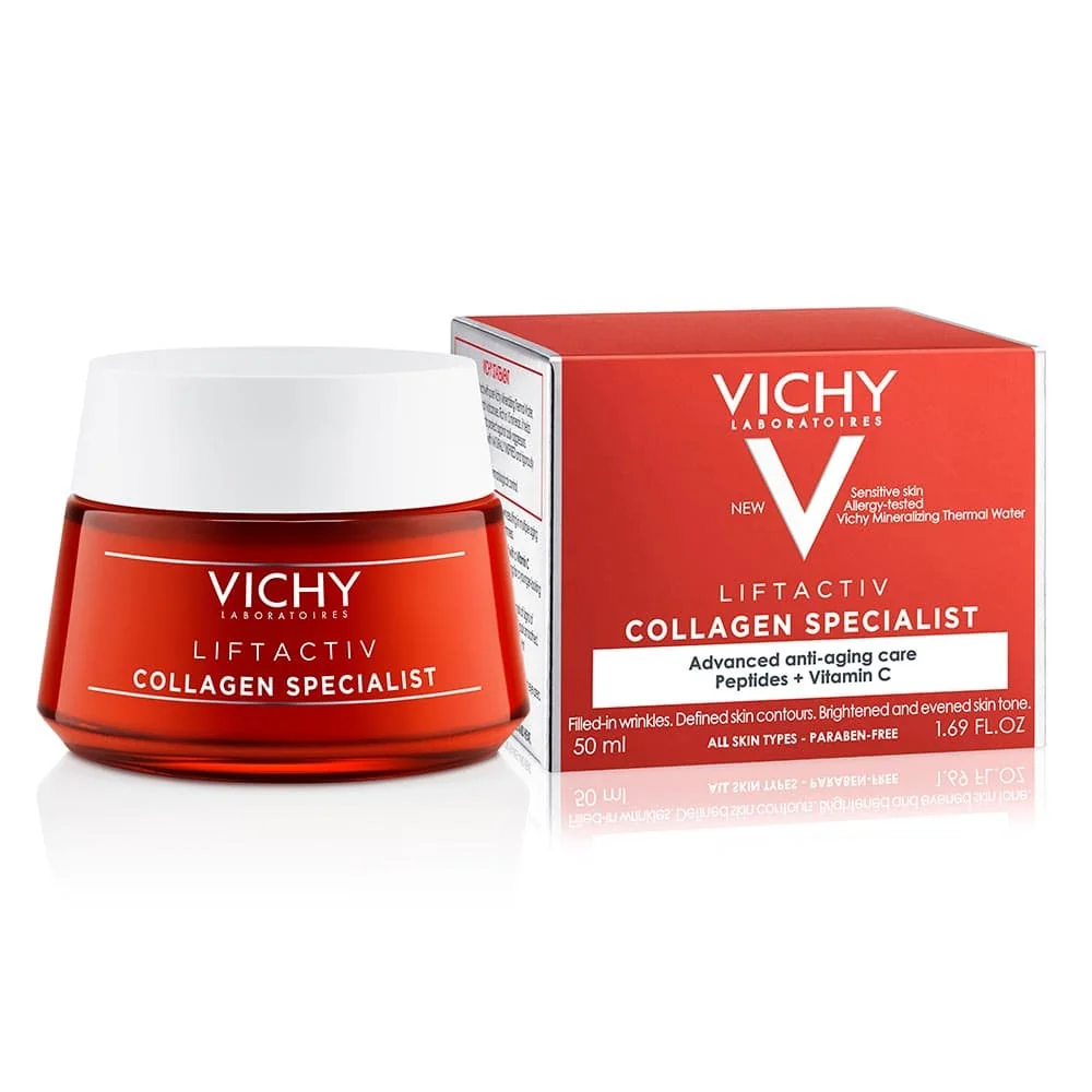 Vichy Liftactiv Collagen Specialist Crema de zi pentru toate tipurile de ten 50 ml