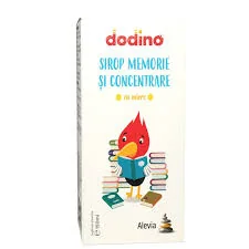 Alevia Dodino Sirop memorie si concetrare 150ml