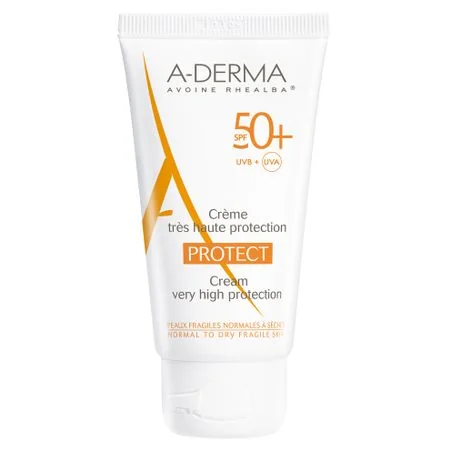 A-Derma Protect Crema fara parfum SPF50+ 40 ml