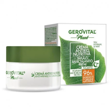 Gerovital Plant Microbiom Protect Crema antirid nutritiva 50 ml