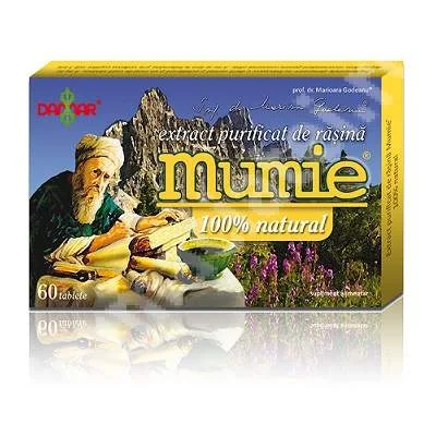 Mumie Extract purificat de rasina  60 comprimate