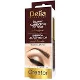 Delia Gel Corector pentru sprancene cu keratina maro 7 ml