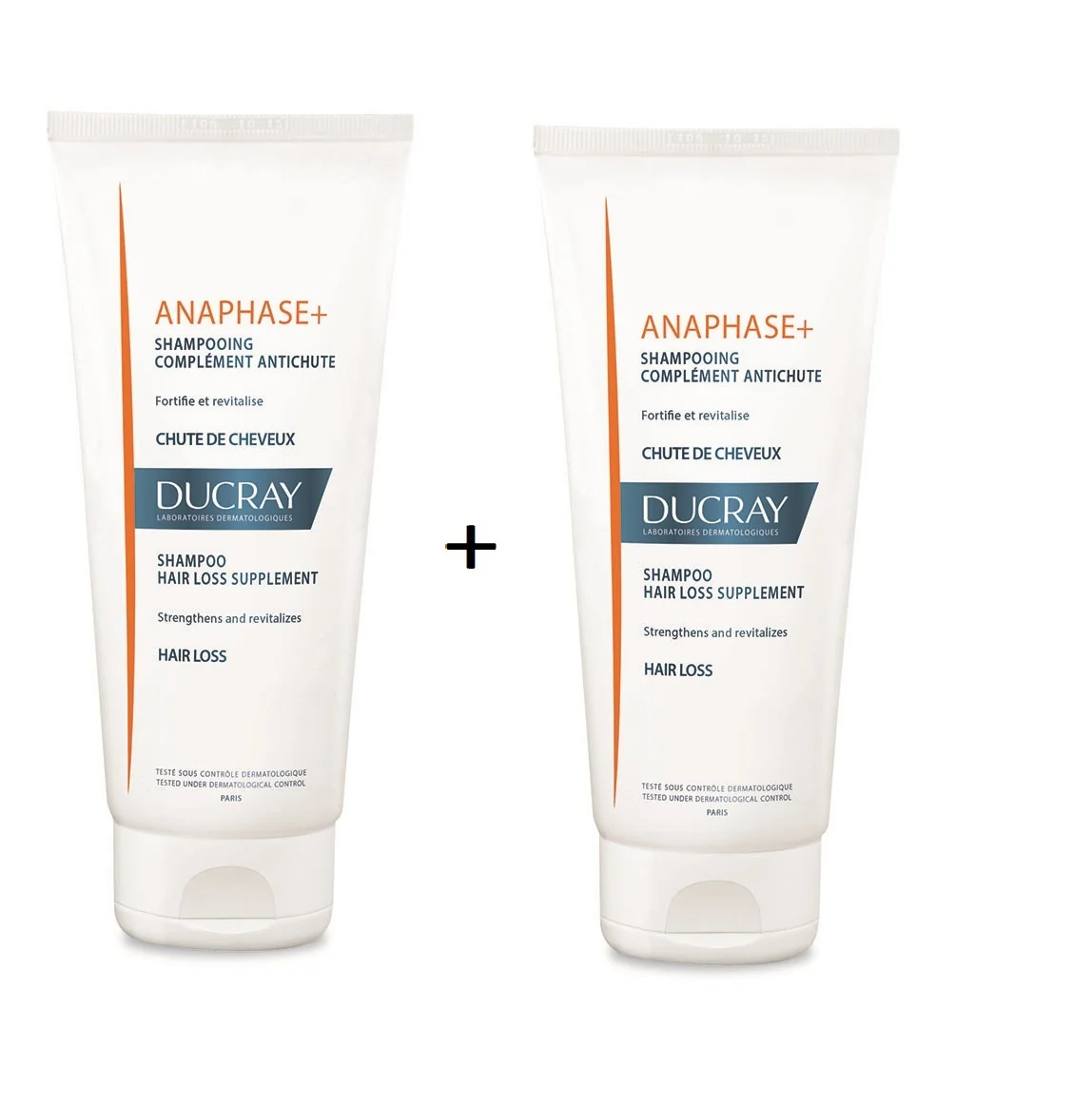 Ducray Anaphase+ Sampon anticadere fortifiant si revitalizant 200 ml 1+1 50% din al II-lea