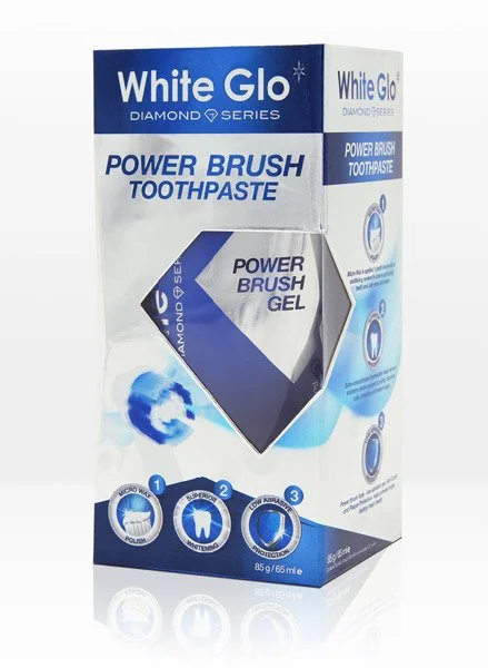 White Glo Diamond Power Brush Pasta de dinti pentru periuta electrica 60 ml