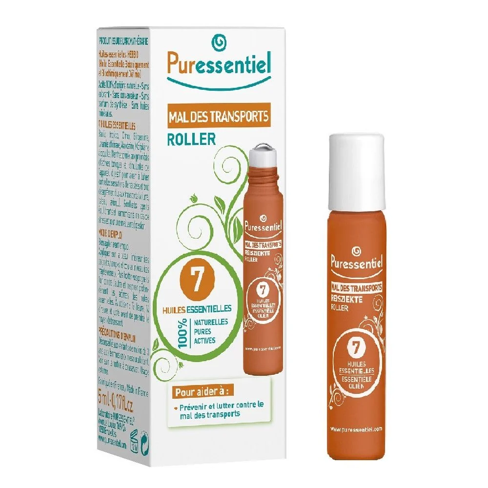 Puressentiel S.O.S Travel Roll-on cu 7 uleiuri 5 ml