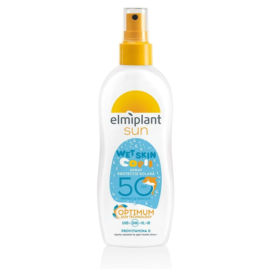 Elmiplant Sun Spray protectie solara SPF50 Wet Skin 150 ml
