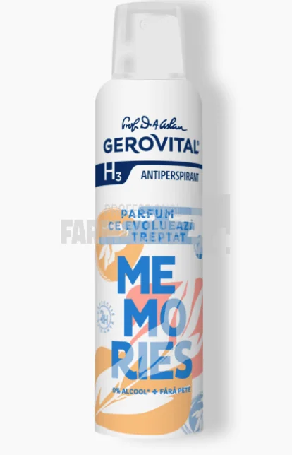 Gerovital H3 Memories Deodorant spray 150 ml