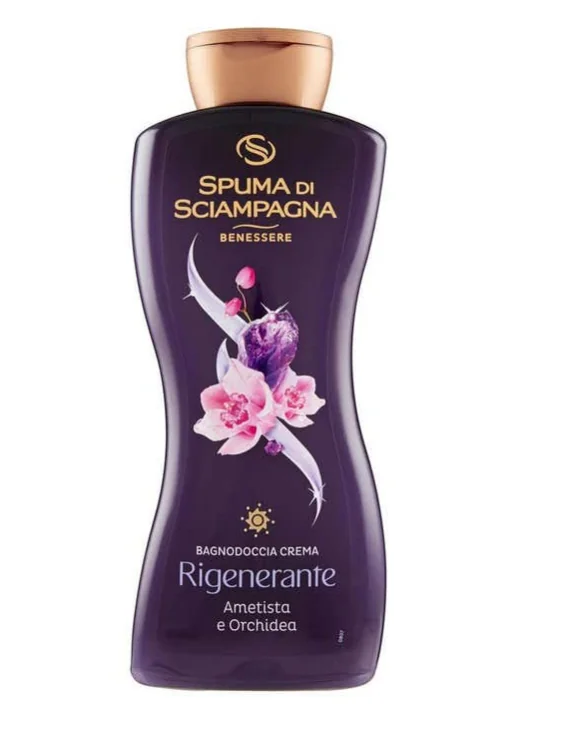 Spuma Di Sciampagna Nutriente spumant baie regenerant cu ametist si orhidee 650 ml