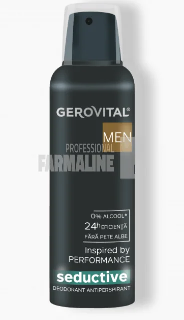 Gerovital Men Deo antiperspitant seduct 150 ml