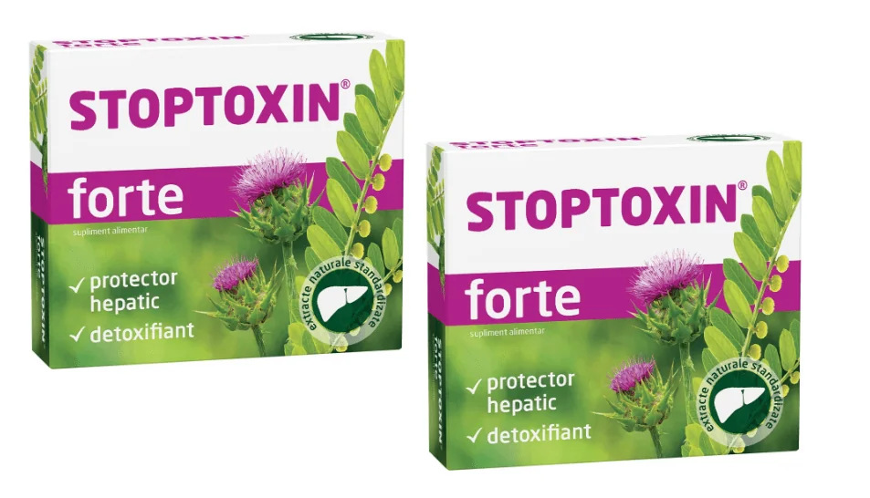 Stoptoxin Forte 30 capsule Oferta 1 + 1